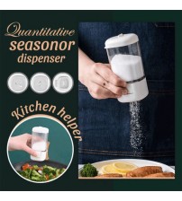 Press-type Quantitative Seasoning Bottle Jar Seasoning Dispenser Spice Salt Pepper Cumin Measuring Bottle Barbecue Kitchen Tool